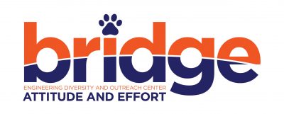 blue and orange BRIDGE logo